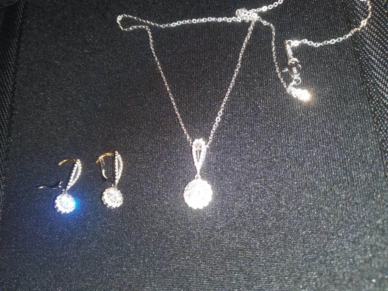 귀걸이 목걸이 셋트