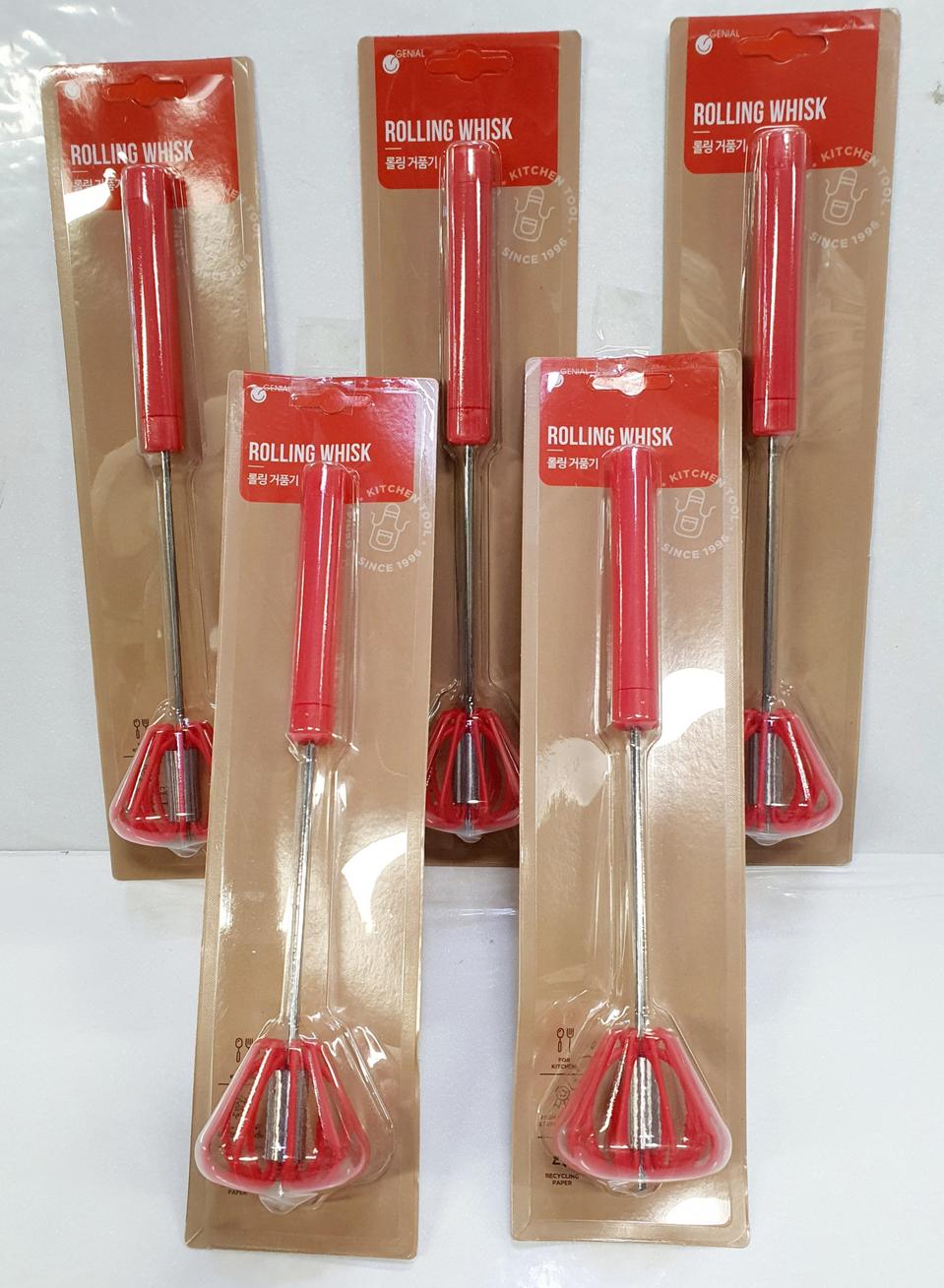 미사용 새제품.롤링거품기(반자동)1개