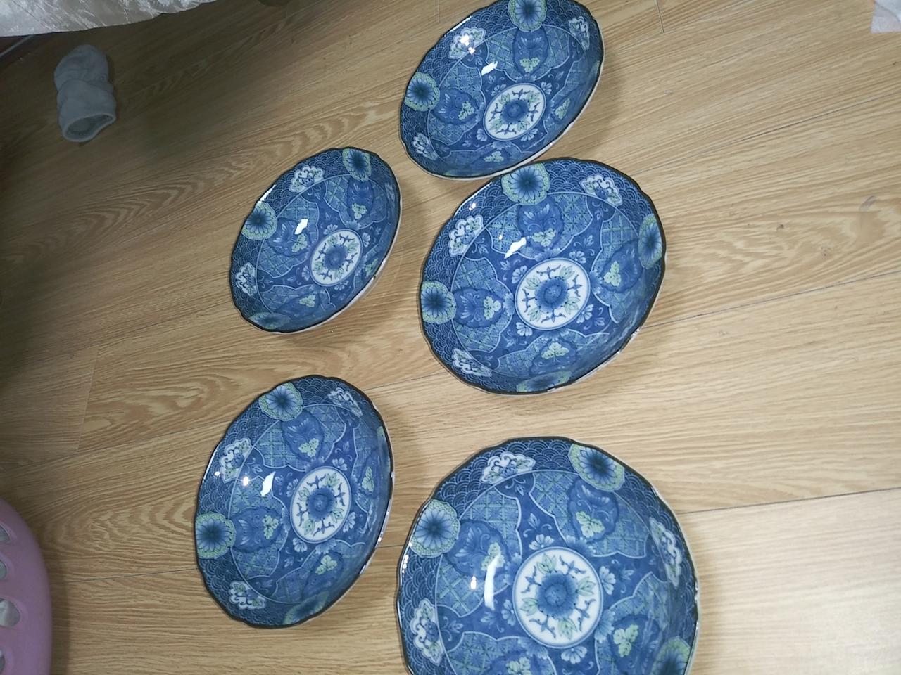 접시5개는24000원반품불가요