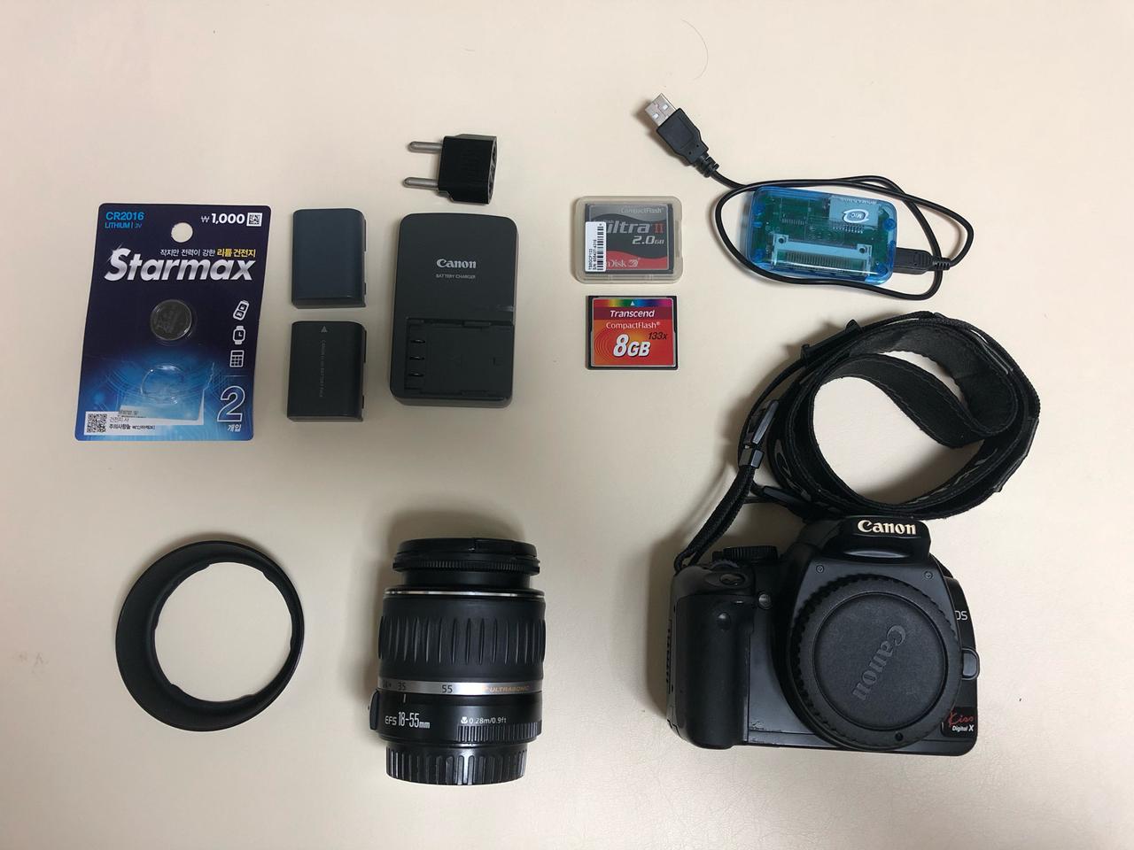 캐논 400D + 18-55 번들킷 + 총 10기가 메모리 팝니다