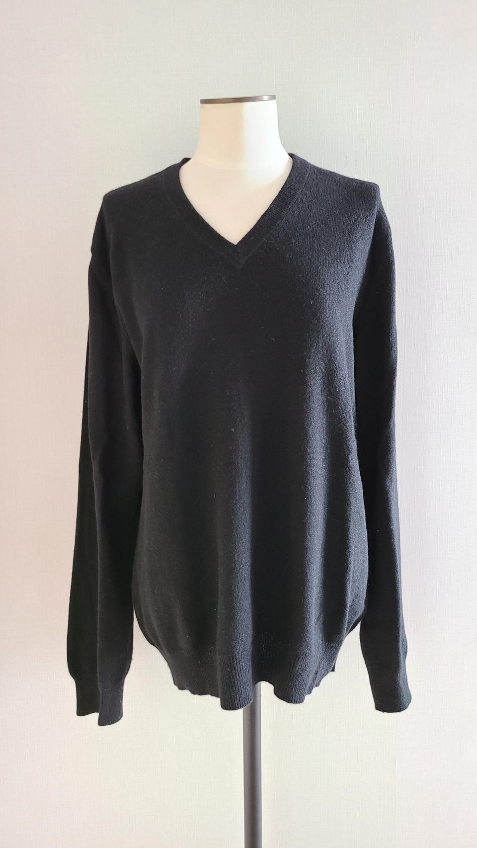 캐시미어 100% 여성 v넥 니트