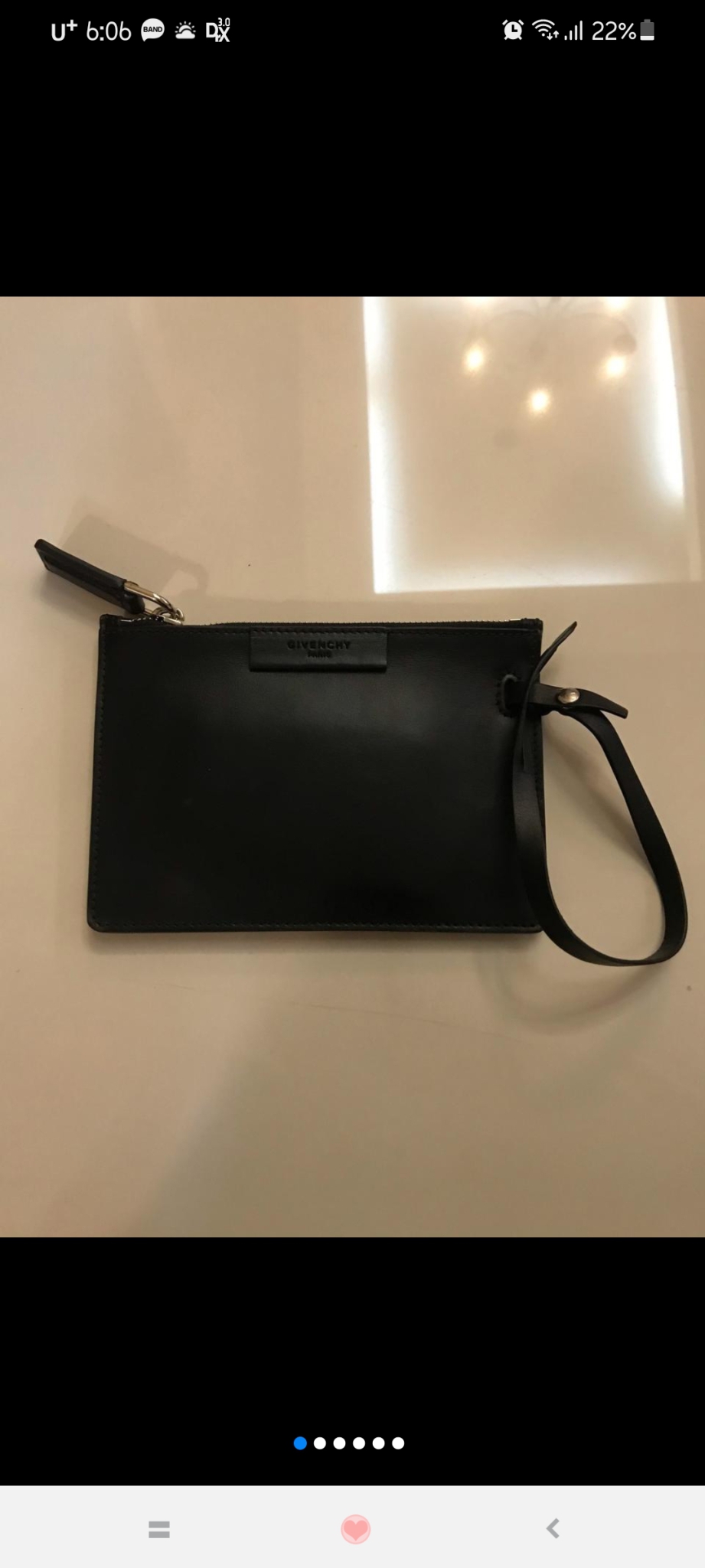 정품 지방시 클러치