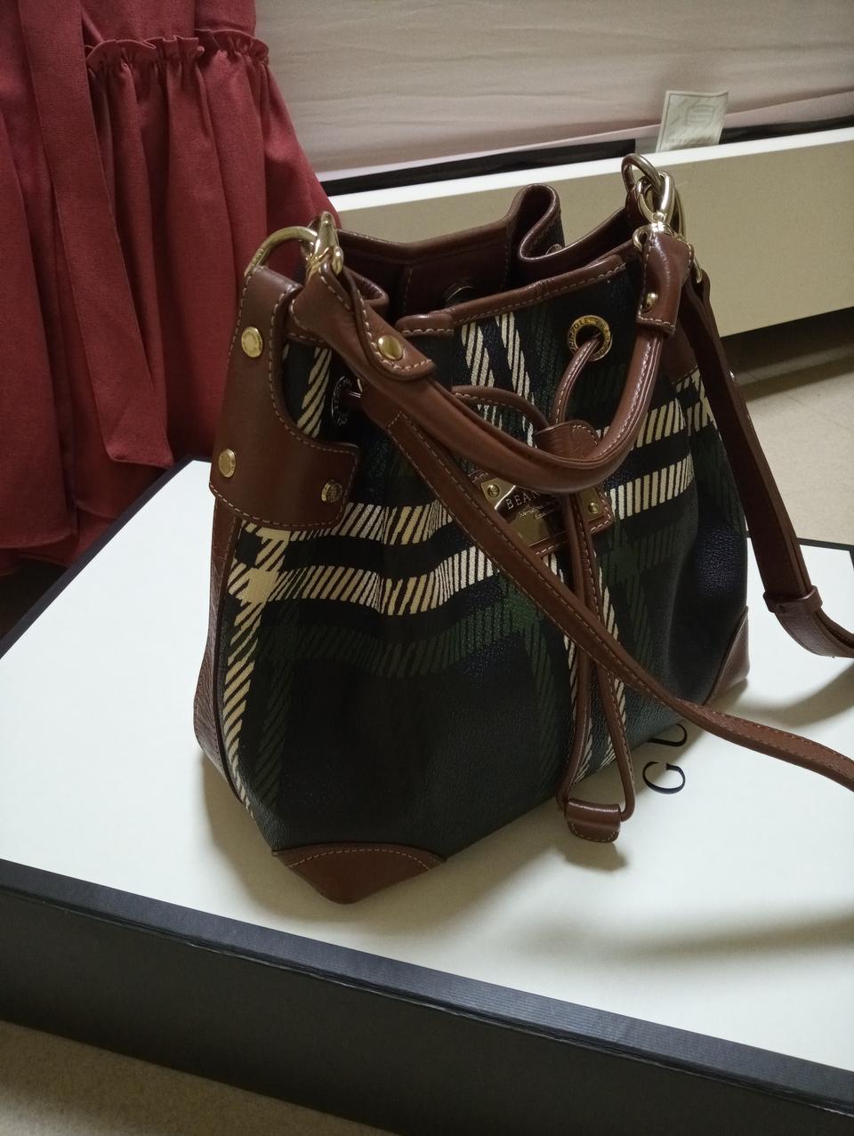 빈폴 복조리 가방 버킷백