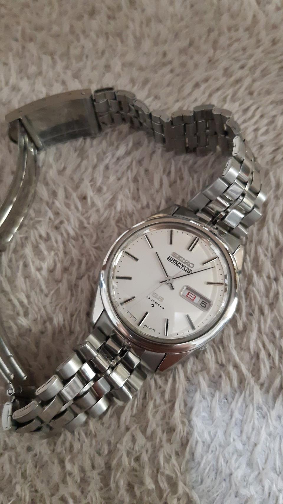 빈티지 세이코 5엑투스 시계