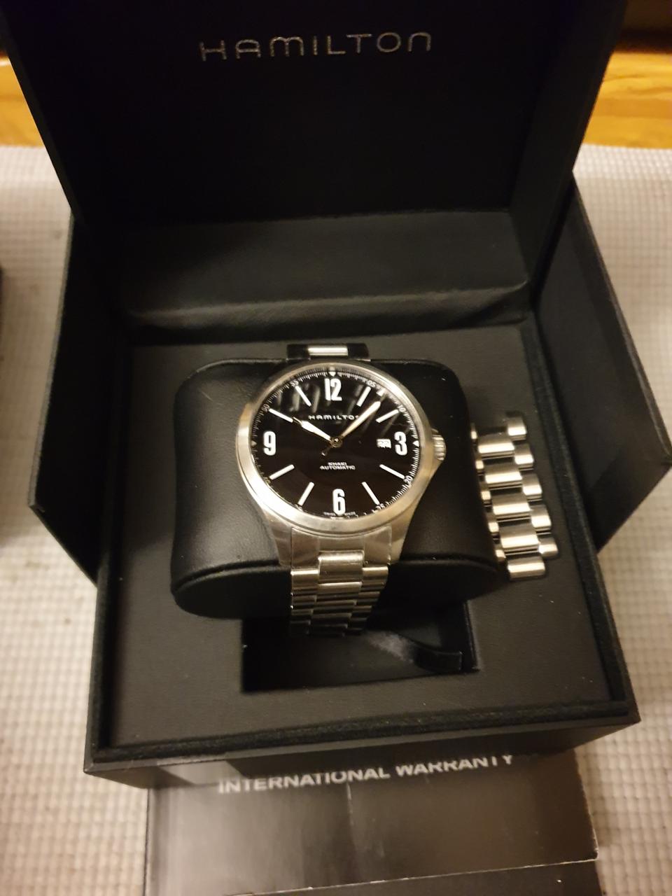 해밀턴H76665135(카키에비에이션)오토메틱메탈명품시계