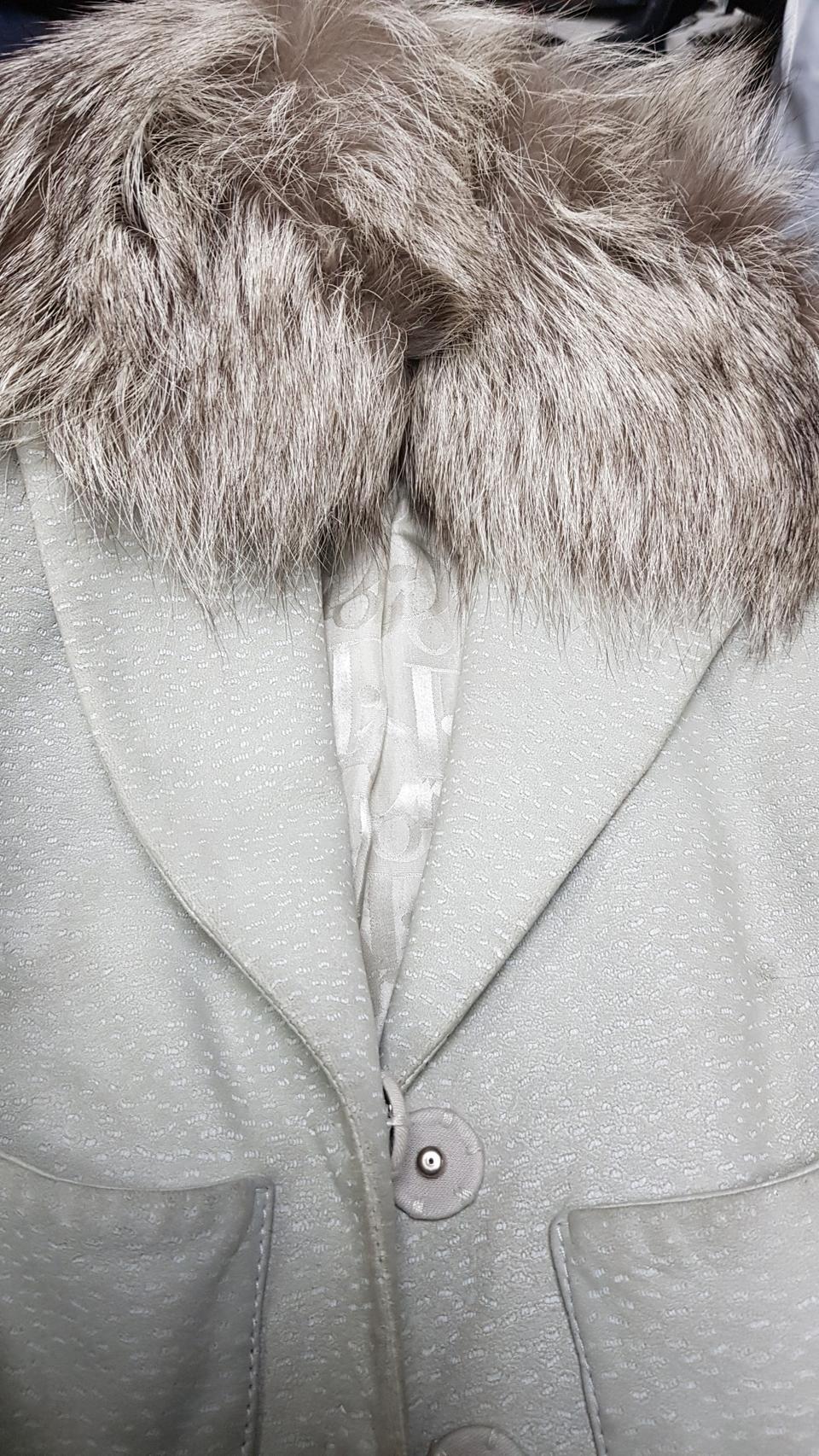 크리스찬디올 퍼양가죽쟈켓