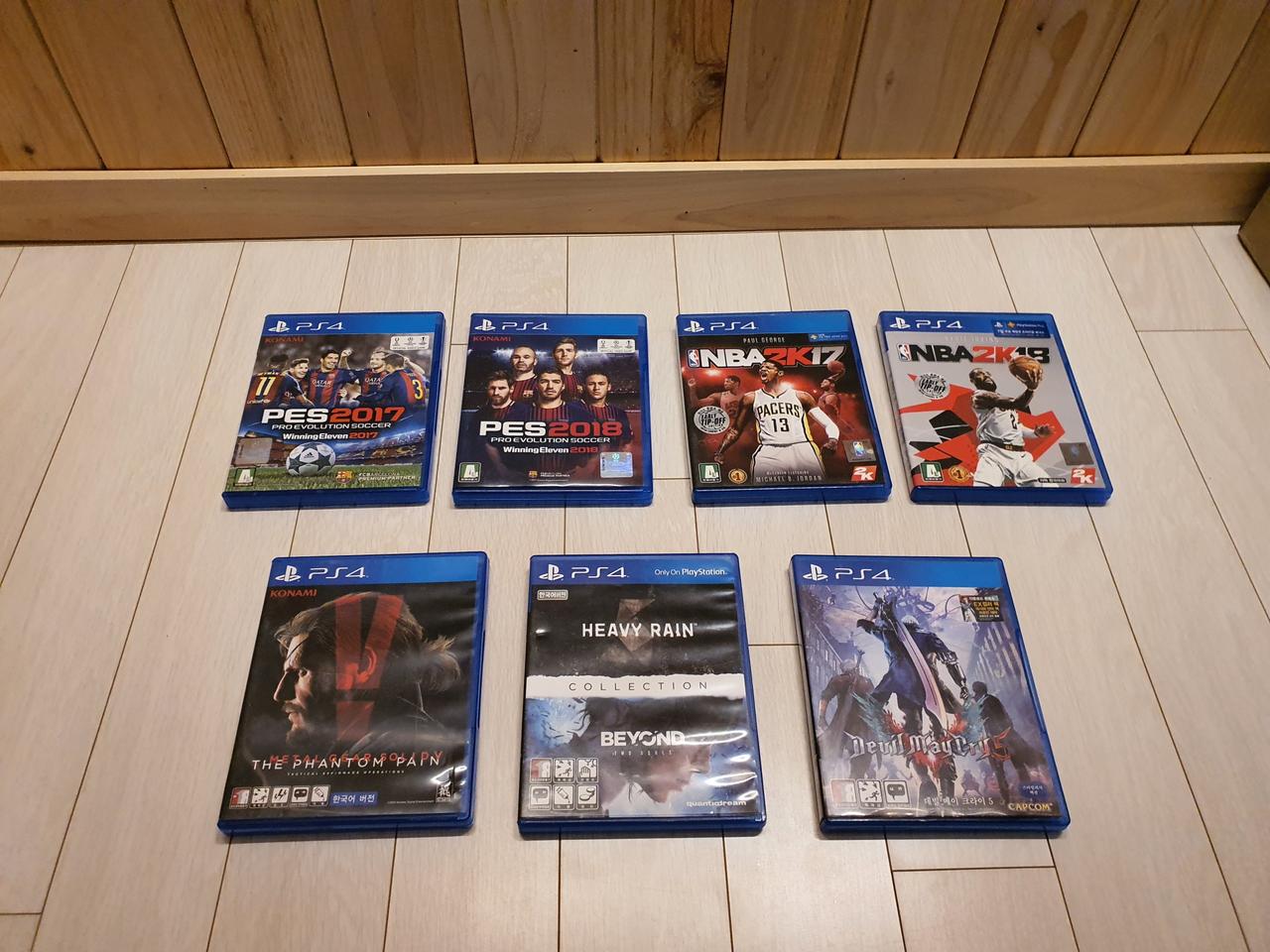 플레이스테이션4 게임씨디 .무선 헤드셋 등 8종 팝니다