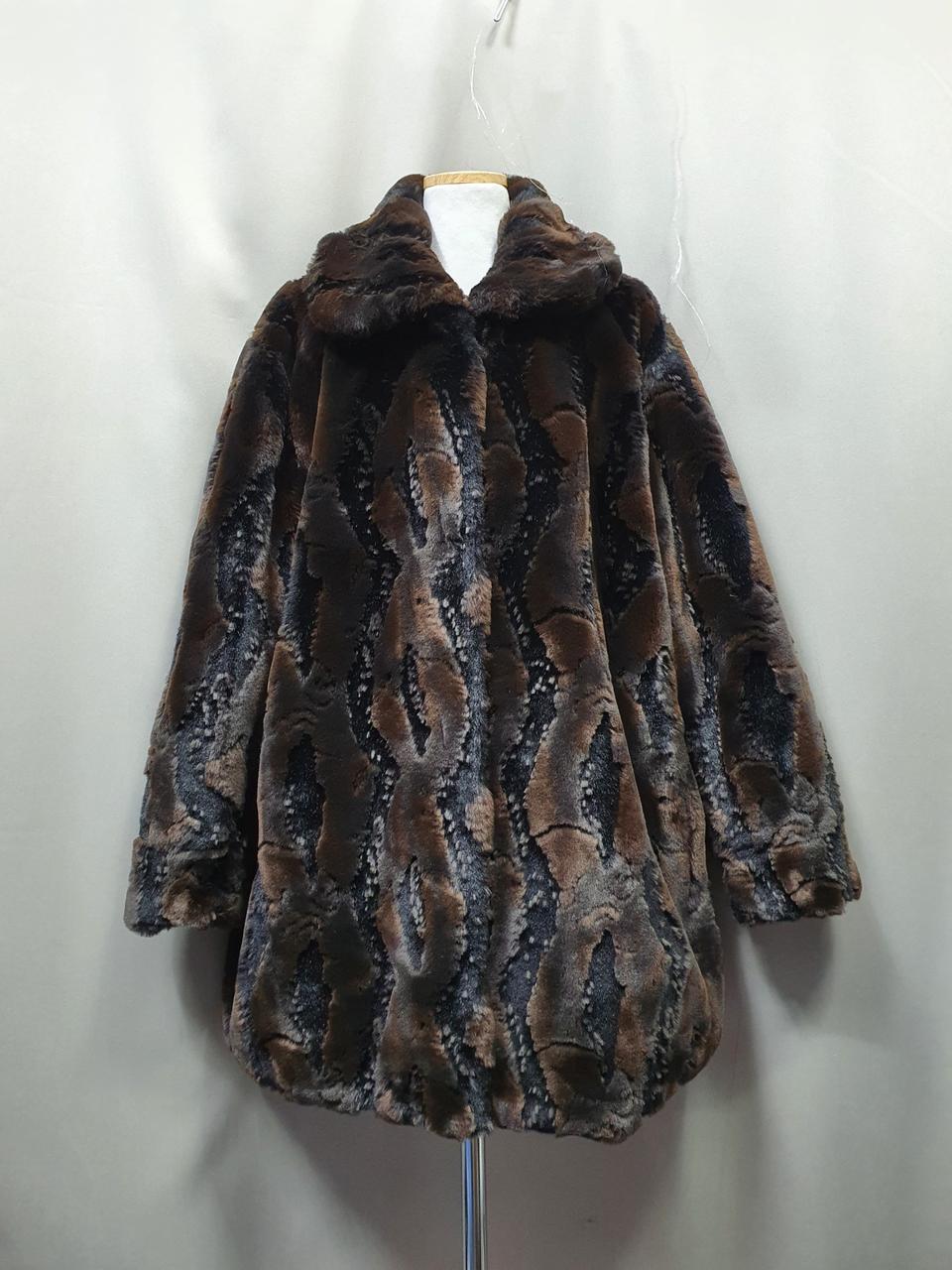 페이크퍼 인조털 코트.모피.인조밍크