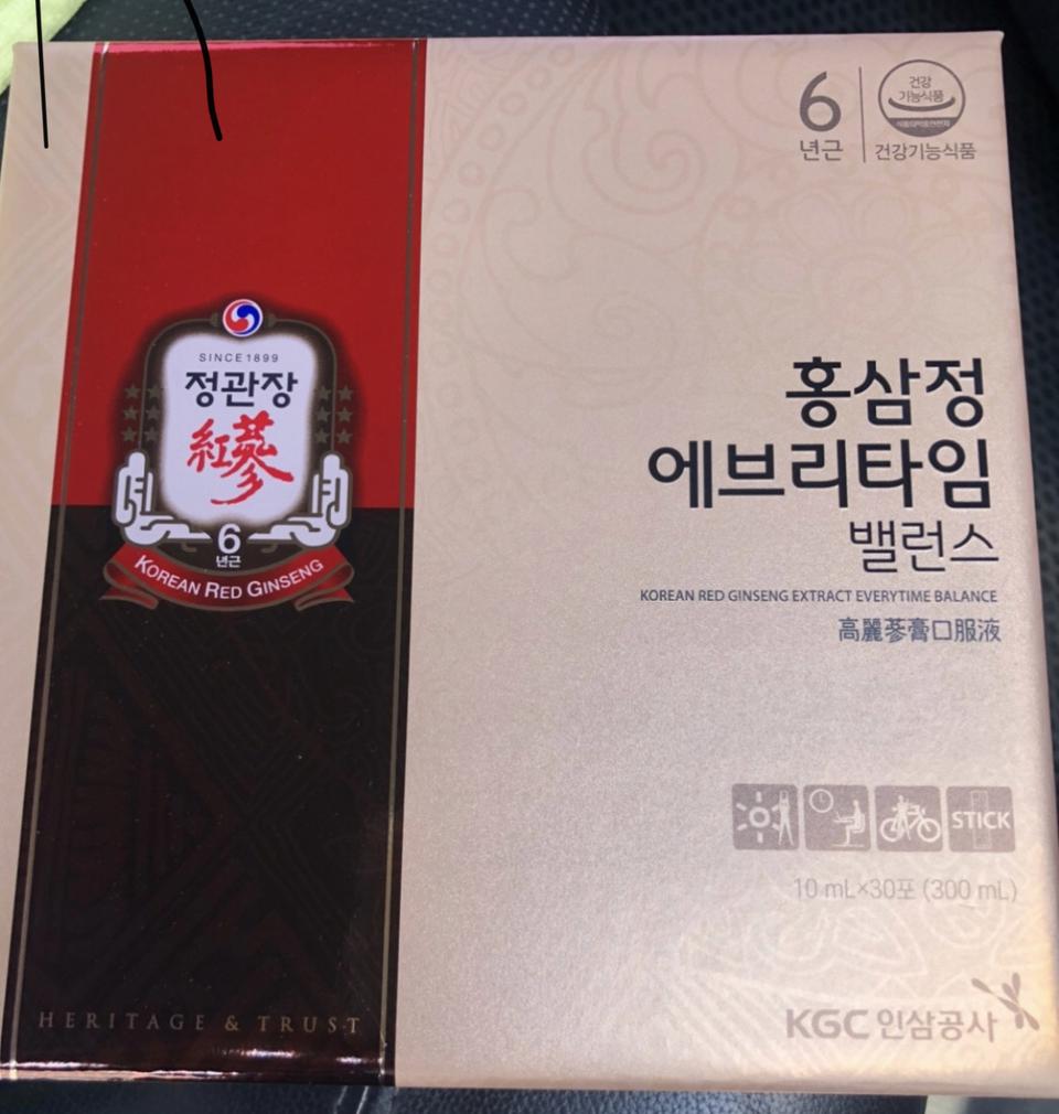 홍삼정 에브리타임 밸런스