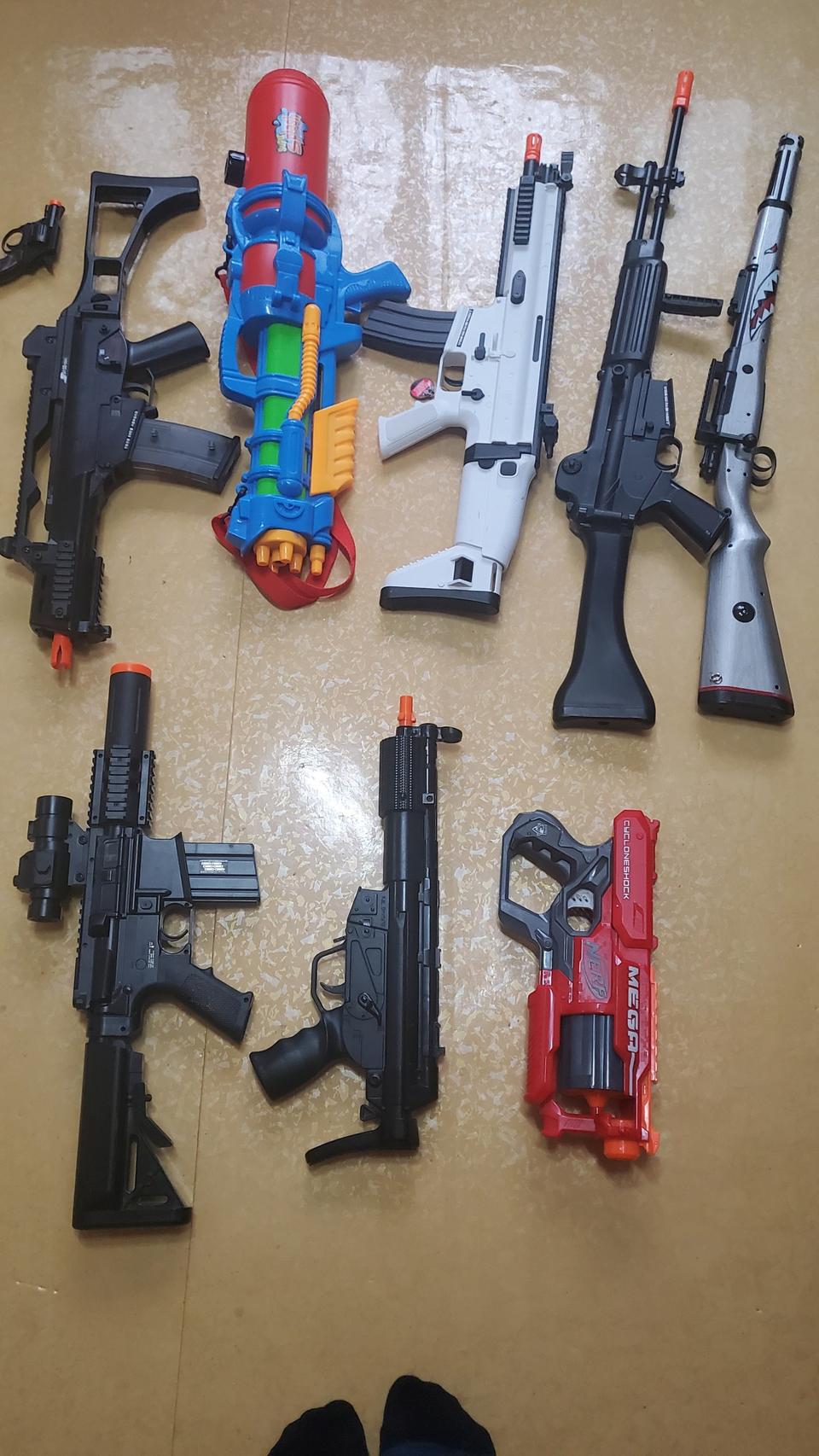 어린이장난감총    8개