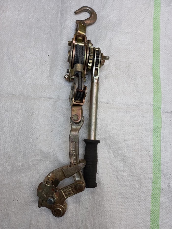 [n12487943님 결제용] 삼원 전기공사용 전선바이스 장선기