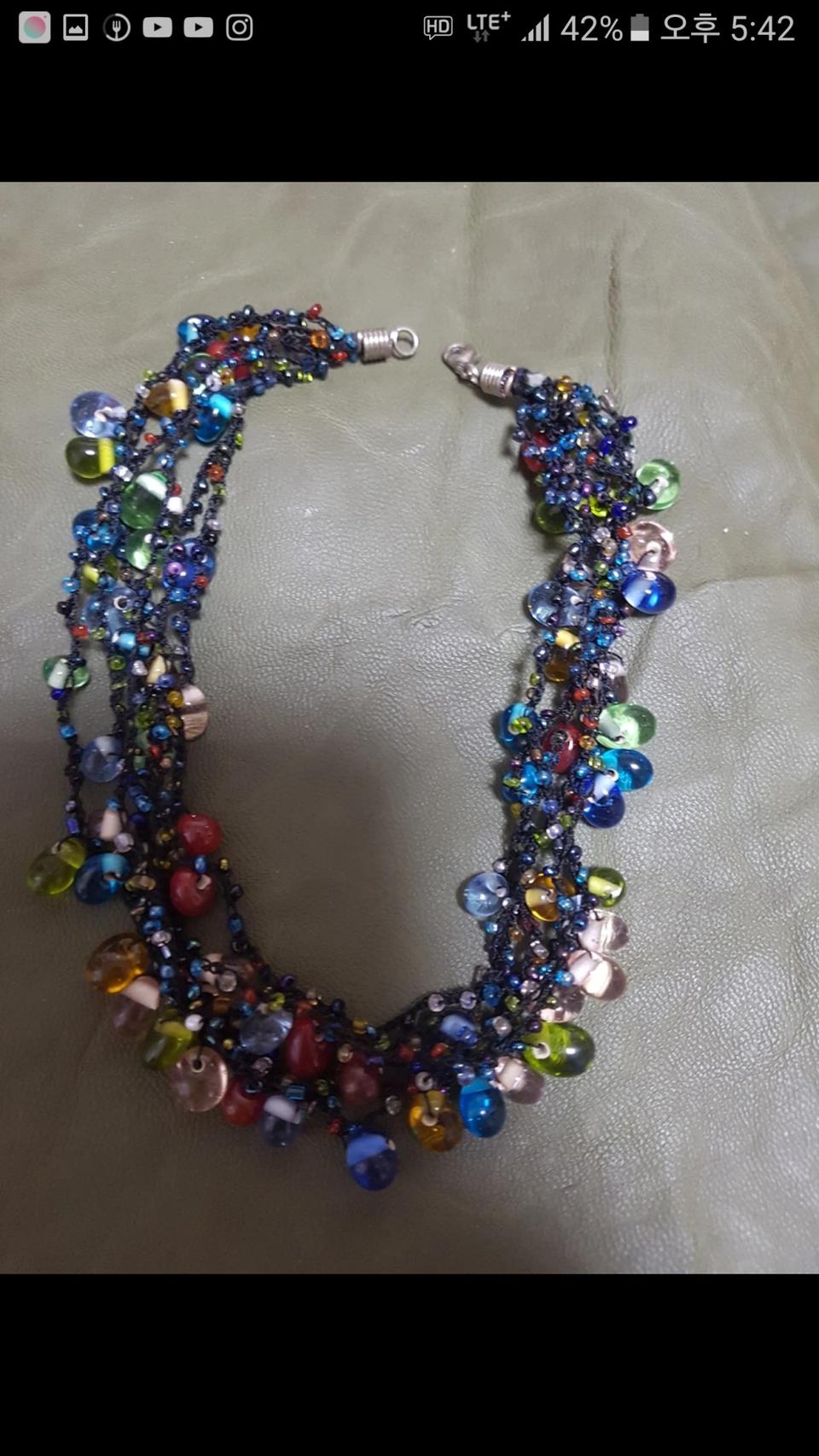 보석목걸이