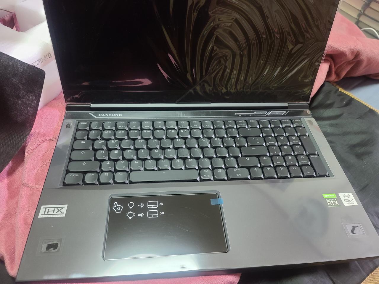 한성컴퓨터 고사양 게이밍 노트북 TFG277XS 팝니다.