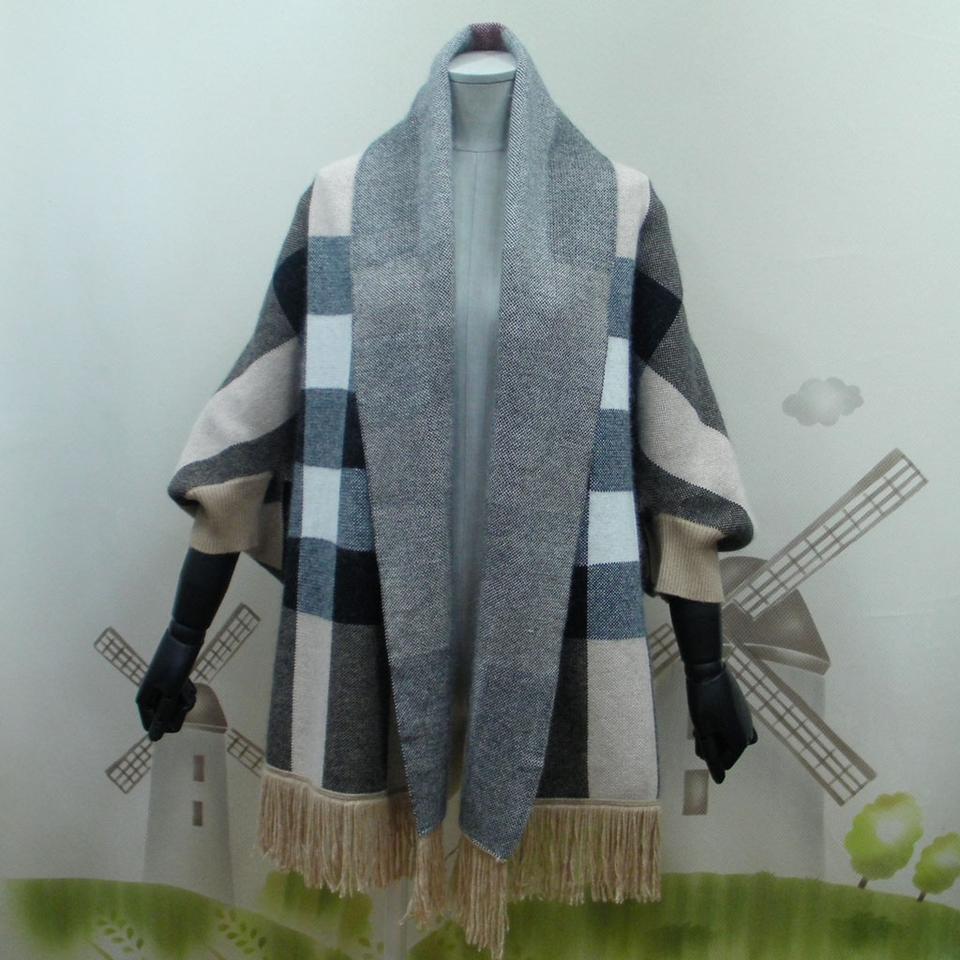 버버리 정품 케이프/어께숄/코트/캐시미어