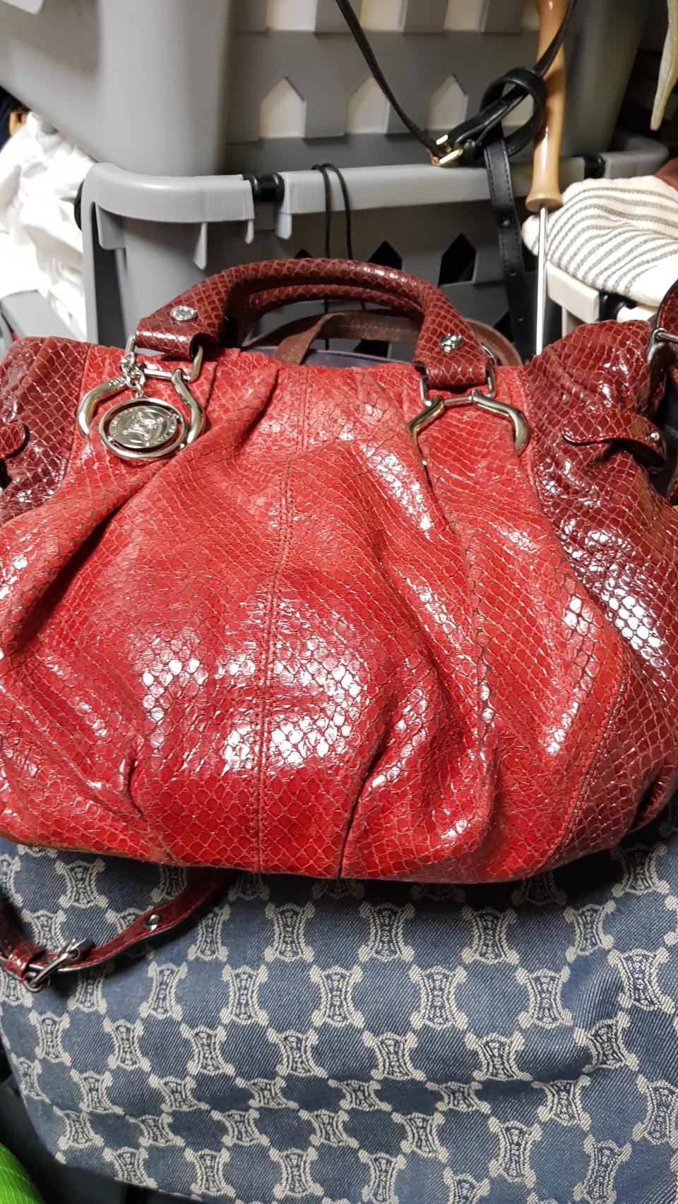 셀린  뱀피가방 정품