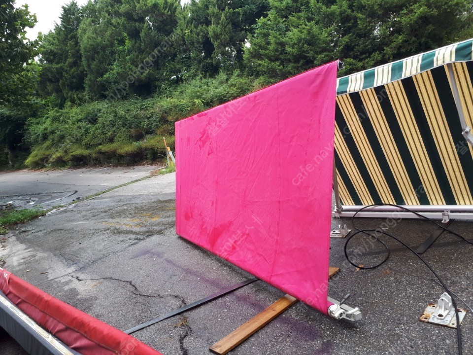 중고어닝 벽브라켓 핸들 포함 전국무료배송