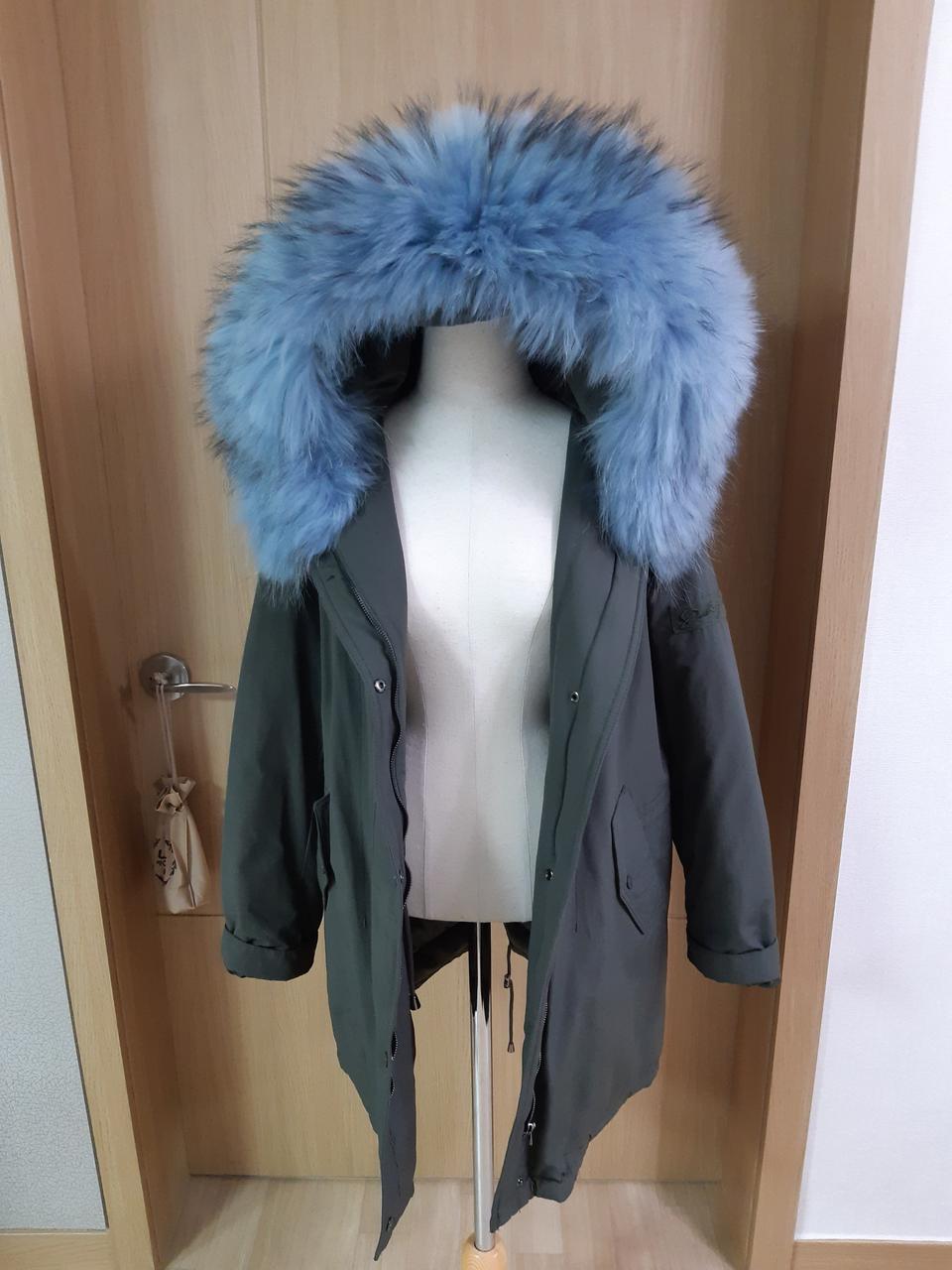 랩턴 리얼라쿤퍼 덕다운코트 66