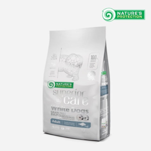 네이쳐 프로텍션 화이트도그 사료 화이트피쉬 1.5kg