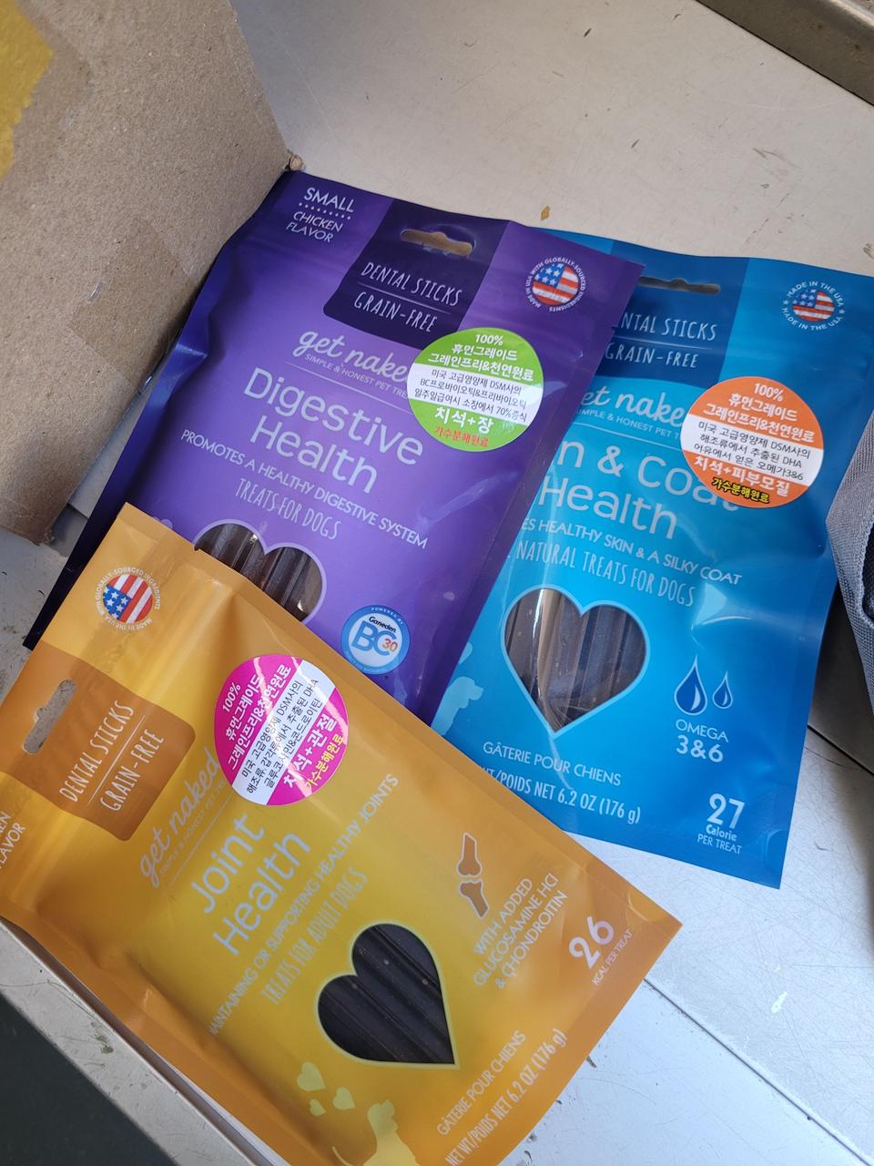 겟네이키드 기능성 덴탈껌 / 관절 피부 비만 장건강