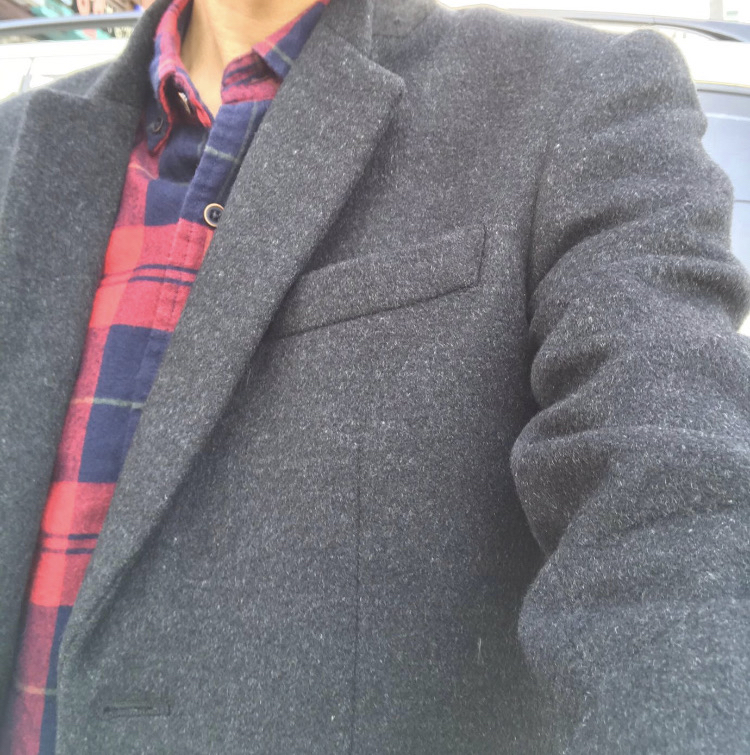 심플한 필수템 남자 엠비오 캐시미어 겨울 싱글 코트