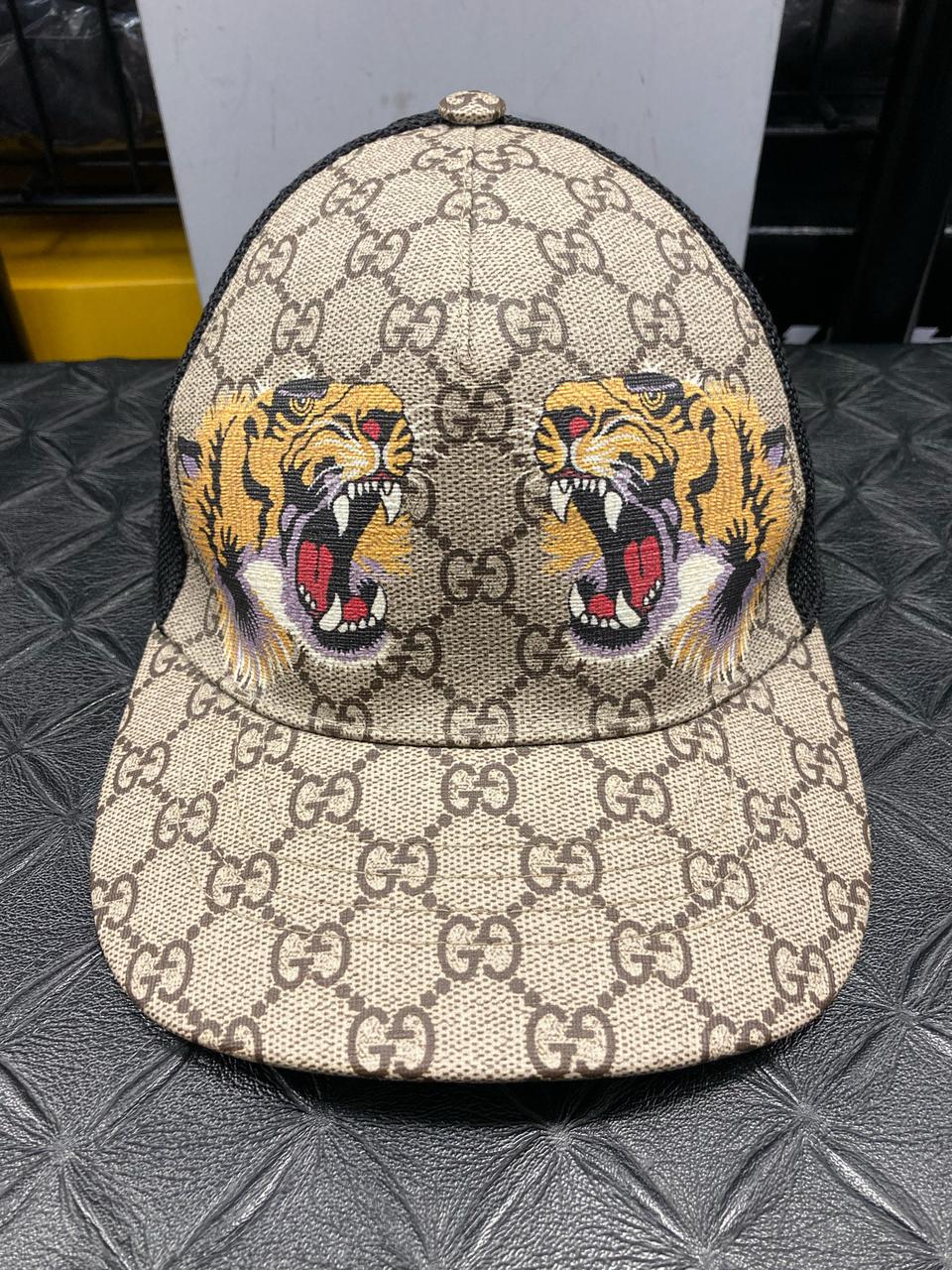 구찌 정품 타이거모자 S 싸이즈 판매 합니다