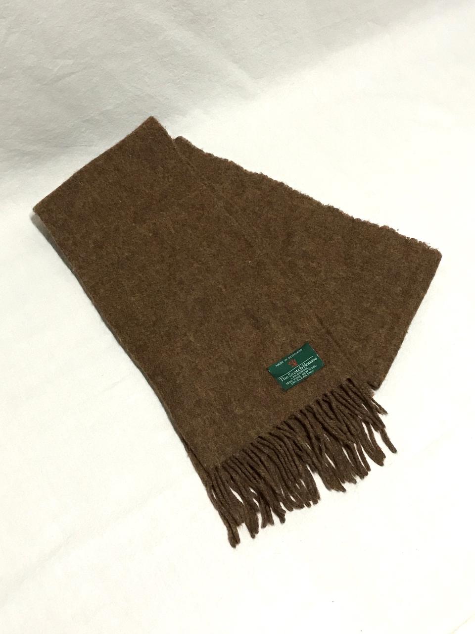 명품 더스카치하우스 램스울 멜란지 브라운 머플러