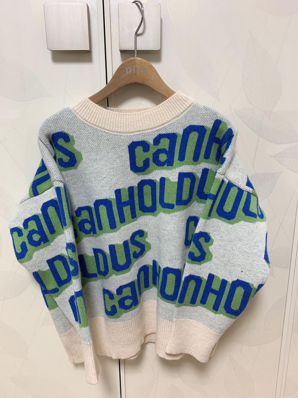 레터링니트 (새제품)