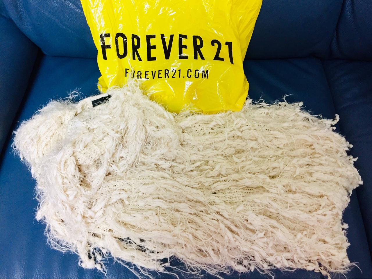 포에버21 털조끼
