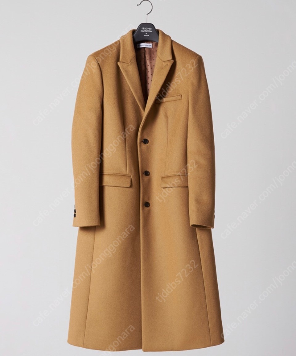 무신사 권문수 인비테이션 쓰리버튼 롱코트 팝니다.