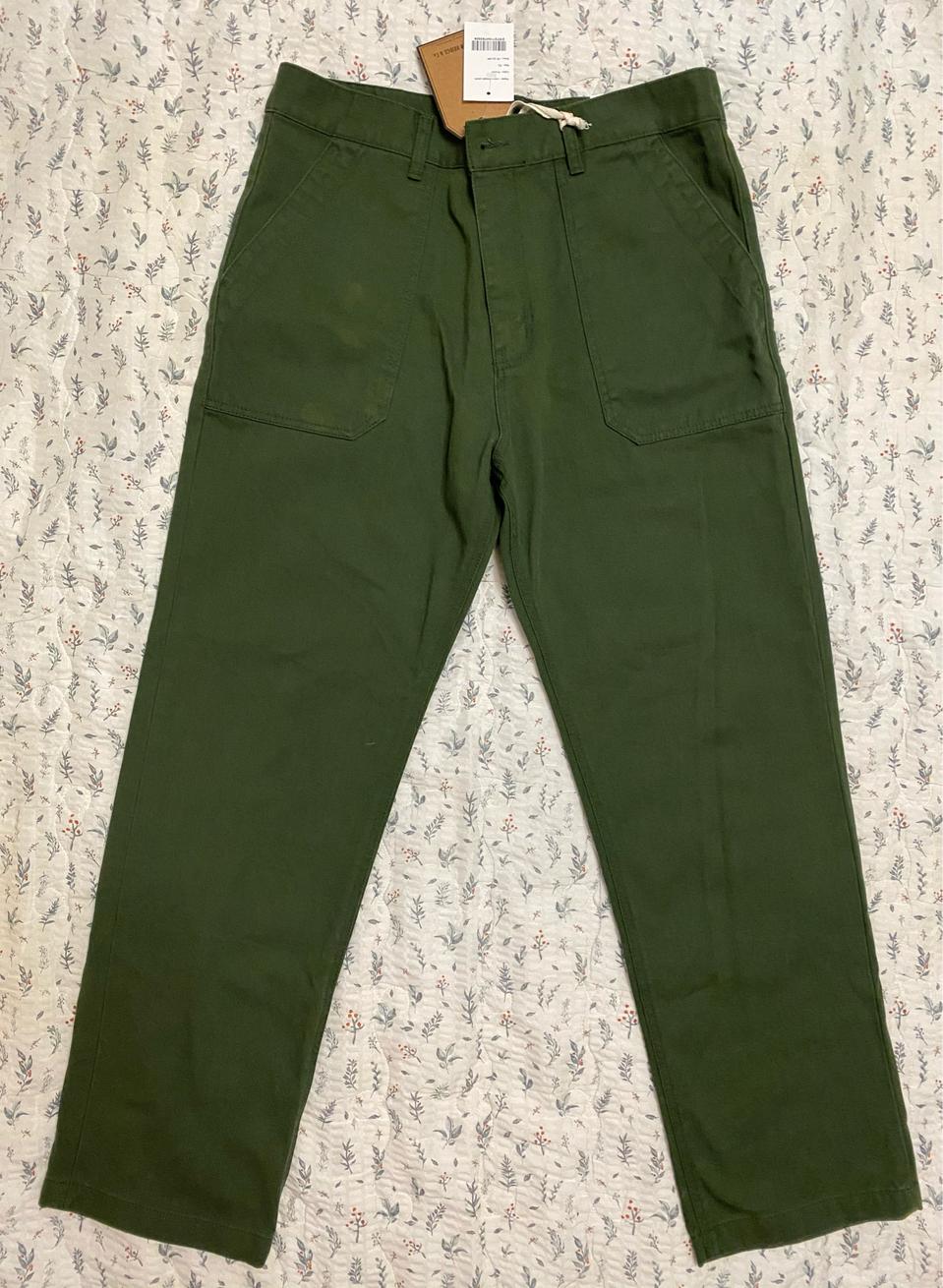 [34] 유니폼브릿지 퍼티그 코튼팬츠 카키