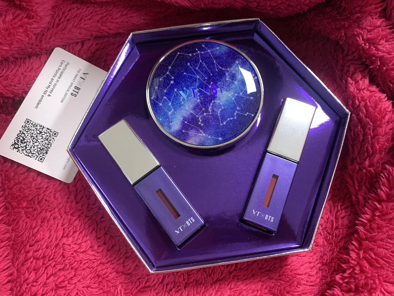 방탄소년단 한정판 립틴트2개+쿠션팩트세트