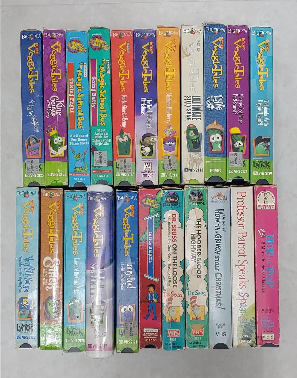 미국판 영어 교육용 비디오 테이프 22개