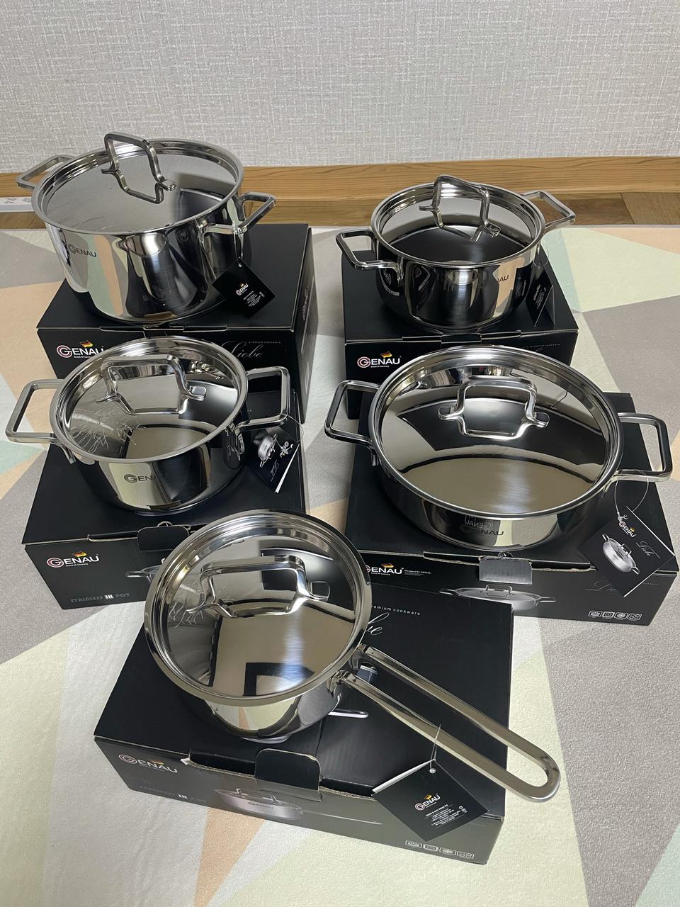<가성비실용성갑!> 독일 제너 냄비 5종 세트 인덕션 겸용