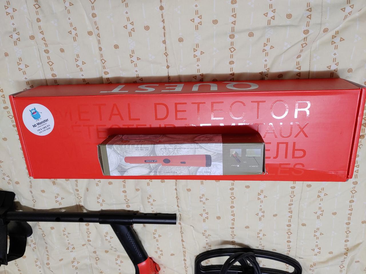 퀘스트X5 금속탐지기 핀포인터 포함 풀박스 연락요망