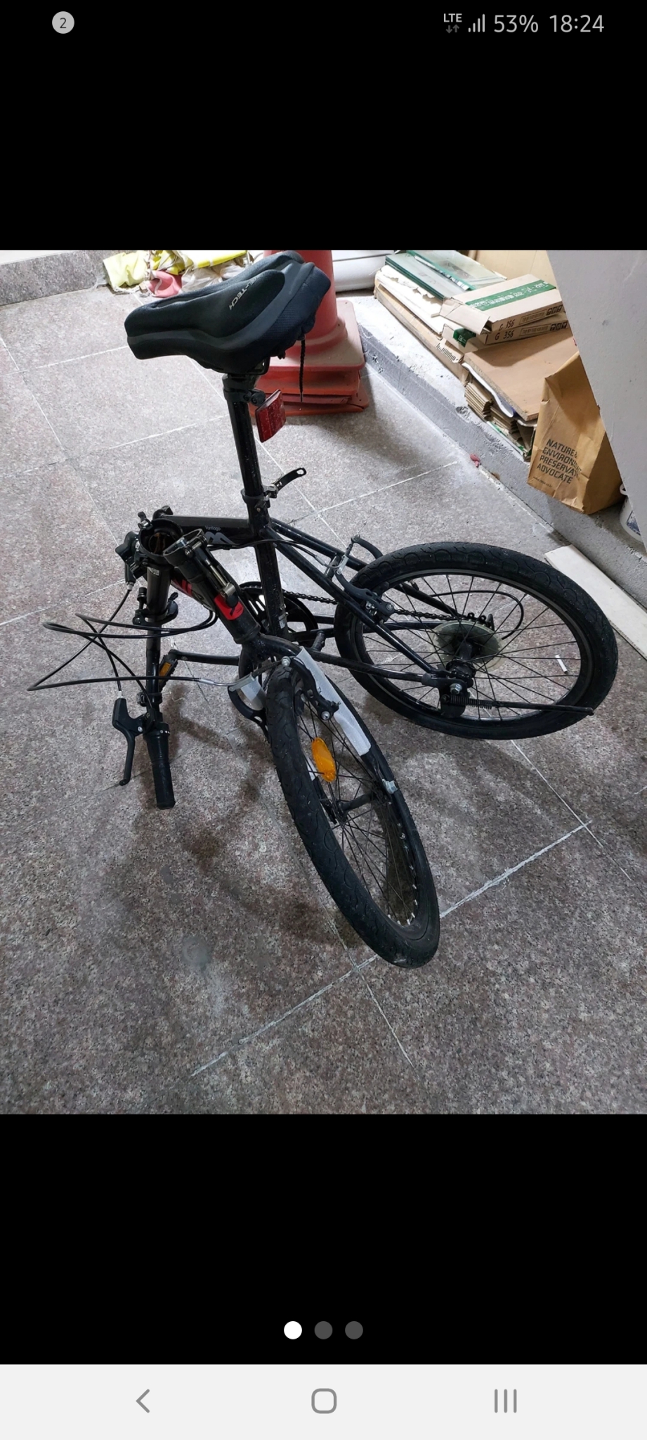 삼천리 접이식 20인치 자전거 팔아요