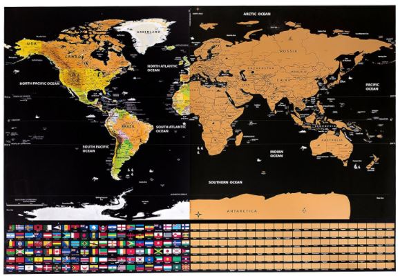 세계지도 스크래치맵