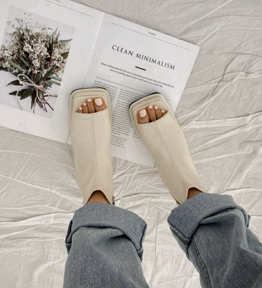 ❤오픈토 앵글 부츠❤