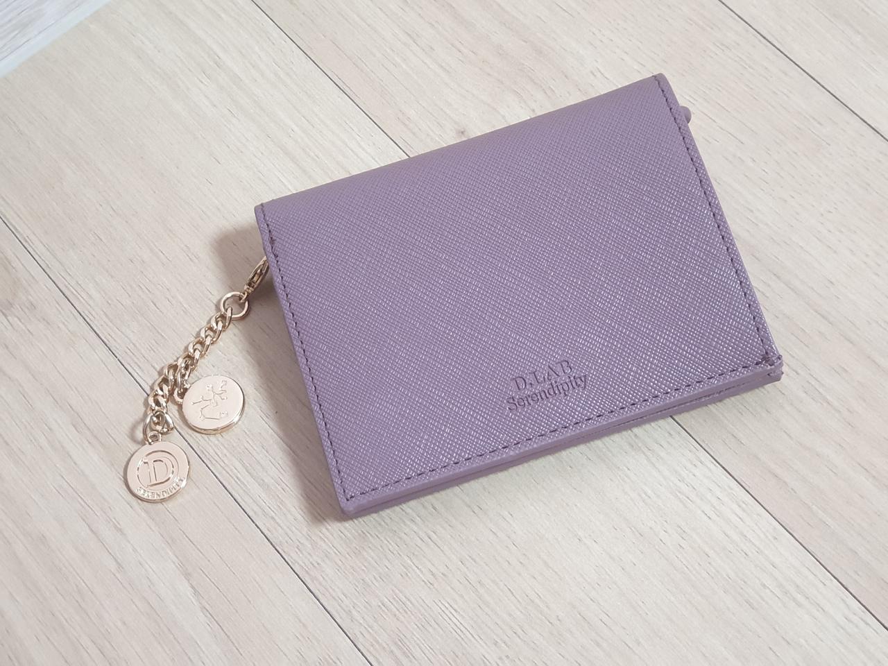 디랩 별자리키링 반지갑/카드지갑 퍼플