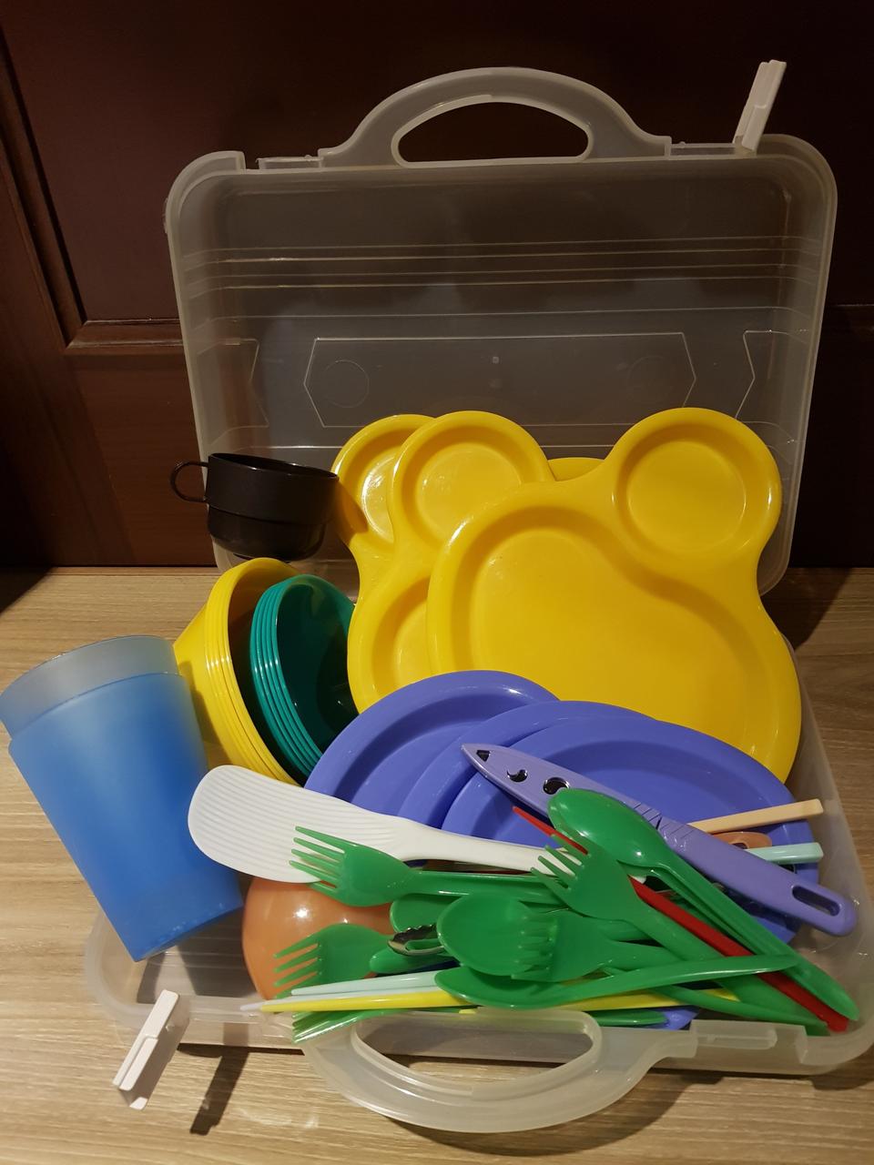 플라스틱 식기 여행용 그릇 피크닉 미사용포함 미치코런던