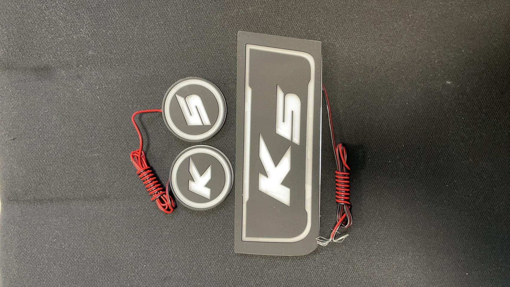 구형K5 LED 컵홀더 트래이