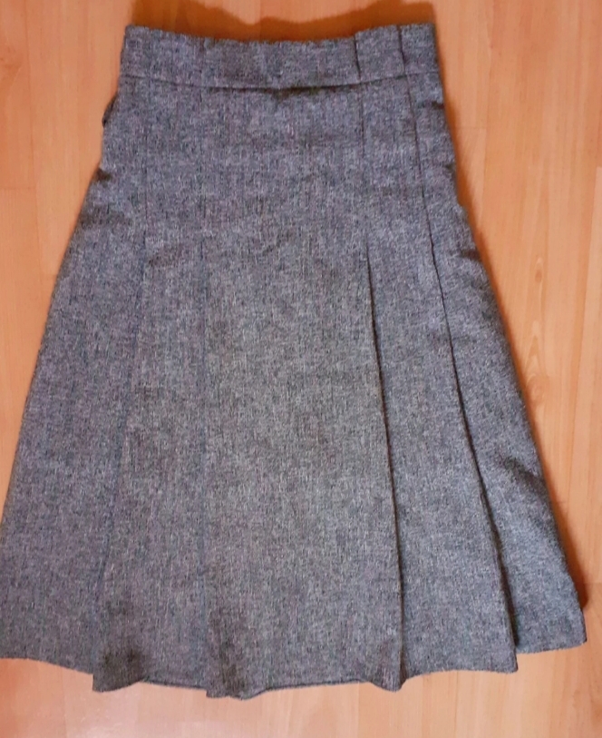 모직스커트55ㅡ66밴드형