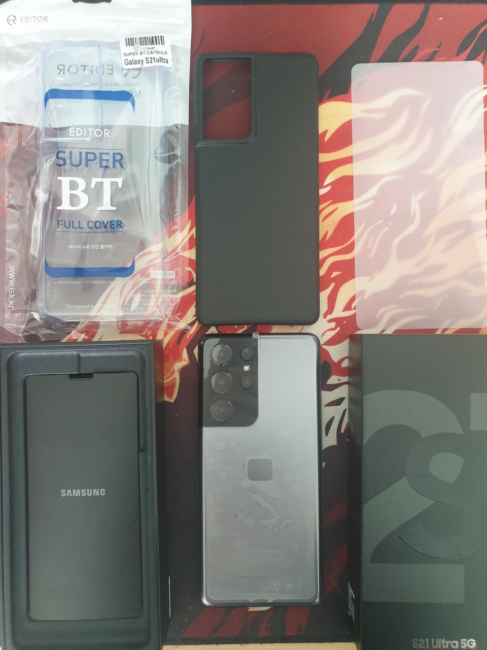 갤럭시s21 울트라 512기가 팬텀 티타늄 자급제 팝니다