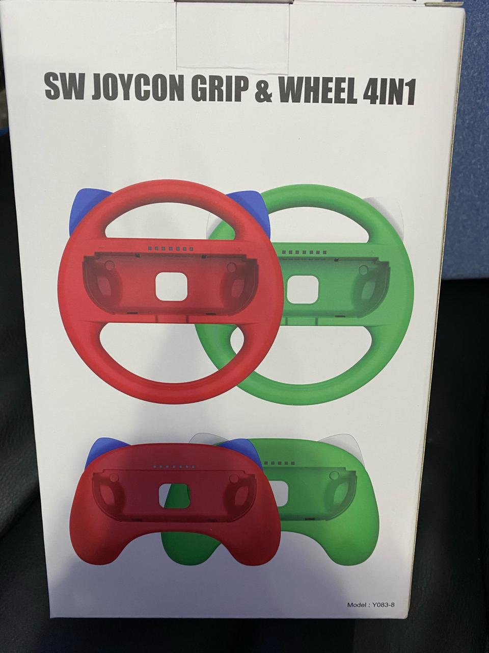 닌텐도 스위치 고양이 조이콘 그립 / 레이싱휠 4피스 미개봉 새상품