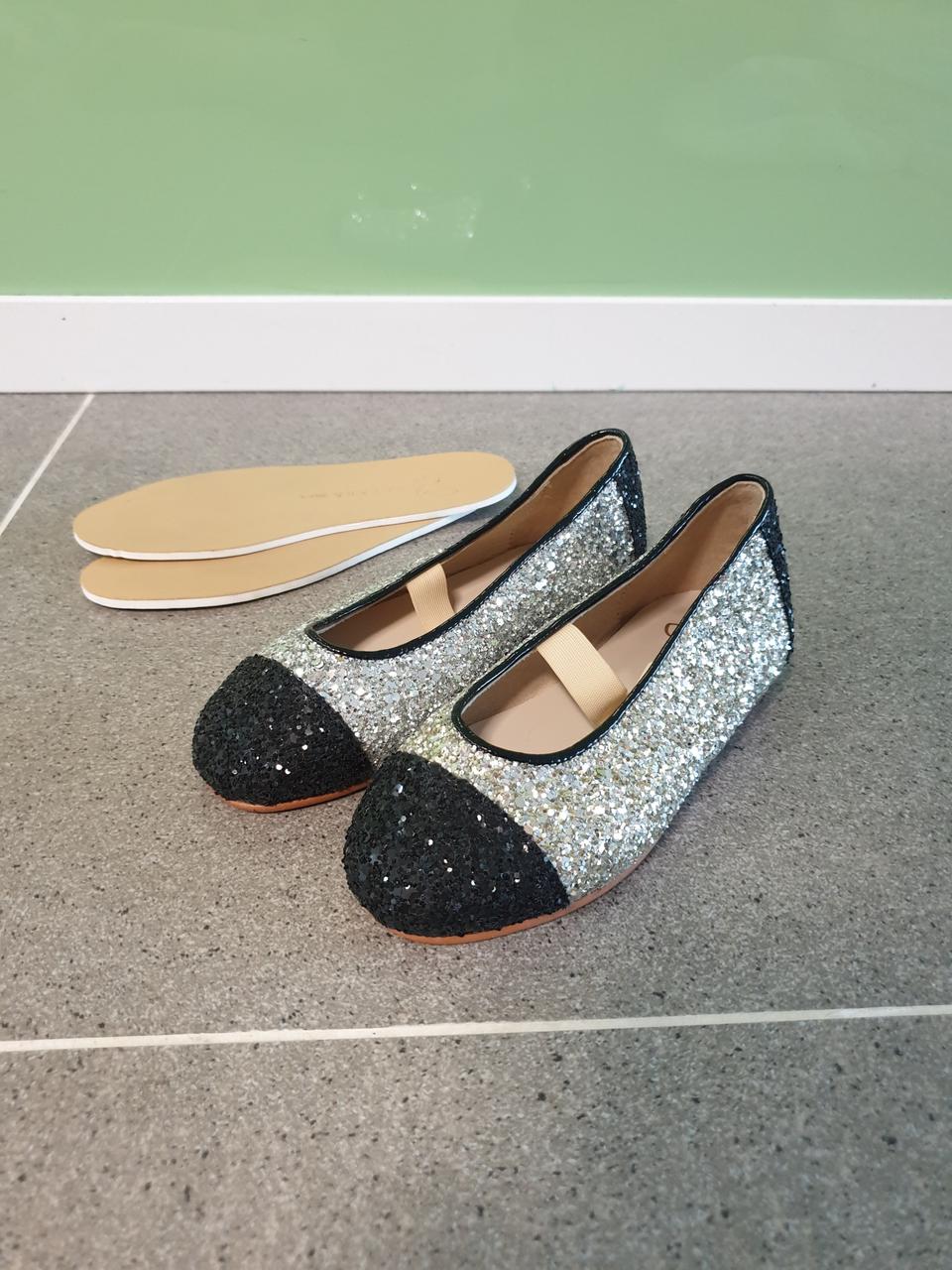 바바라 유아 반짝반짝 플렛슈즈 160mm 미사용
