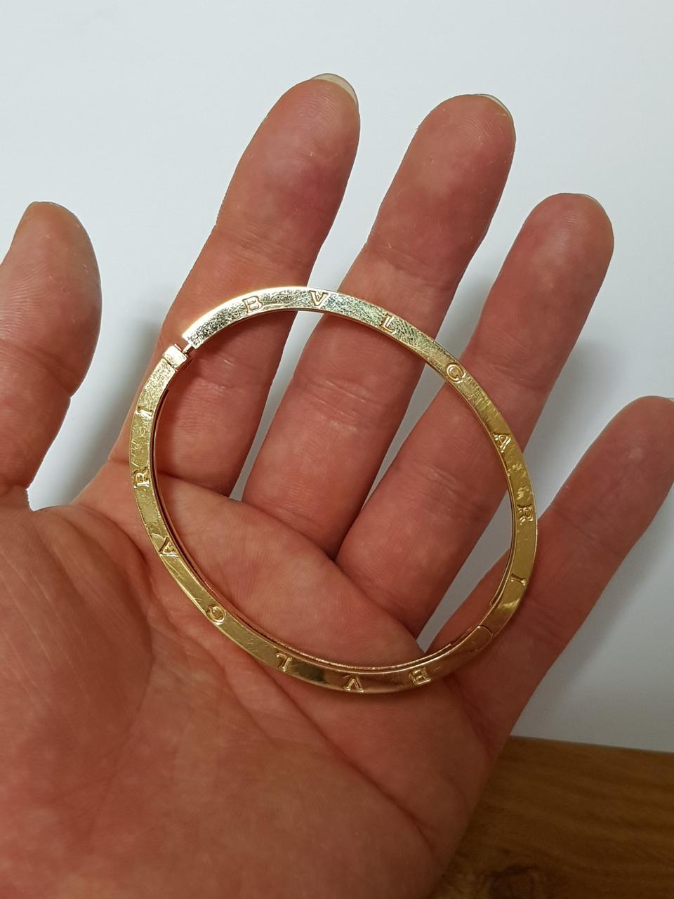 18k 불가리 금팔찌팝니다 대구경산경북구미부산