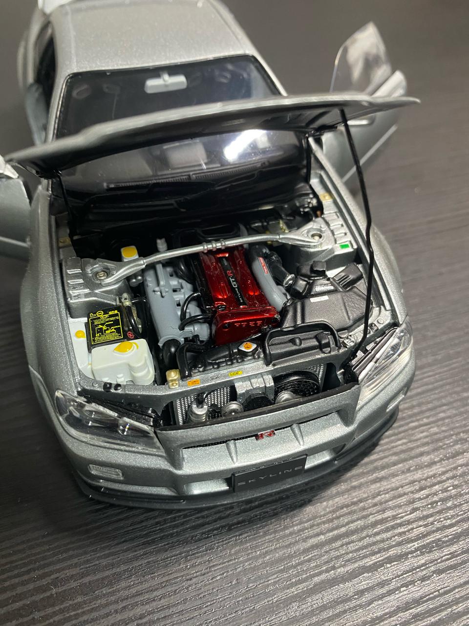 (서울) ebbro 1/24 다이캐스트 닛산 gt-r r34