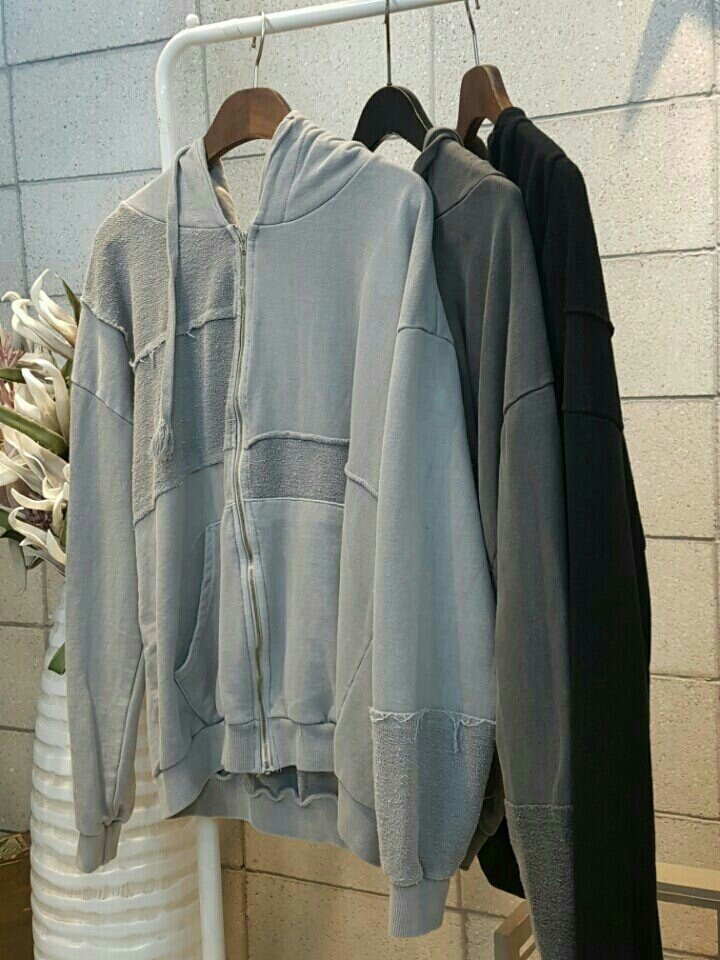 바로배송~세일~ 발망워싱집업(그레이만)