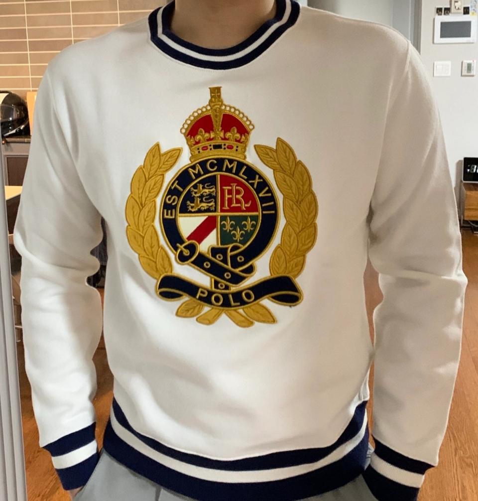 폴로 왕관/월계수 맨투맨 M