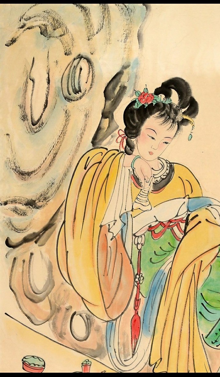 중국  (고미술) 미인도