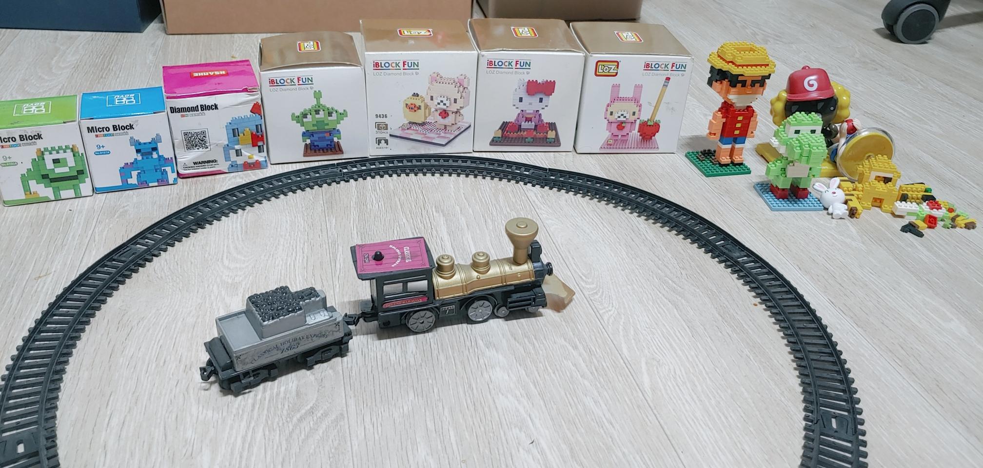 블럭 캐릭터,완구,레고,기차